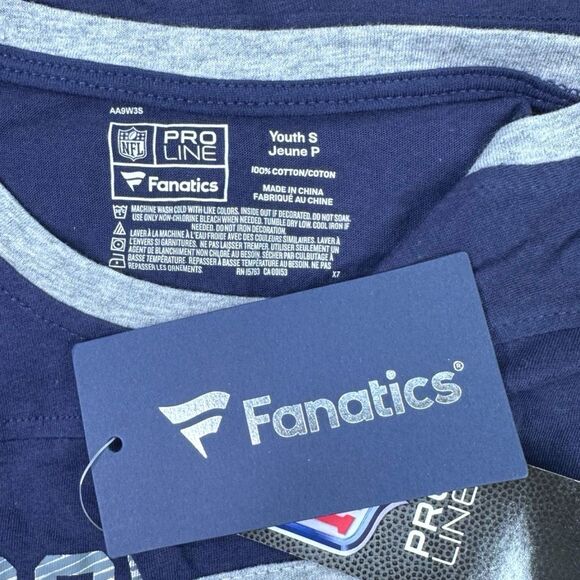 Fanatics NFL ProLine Dallas Cowboys Tee - Size Youth Small - Picture 3 of 3